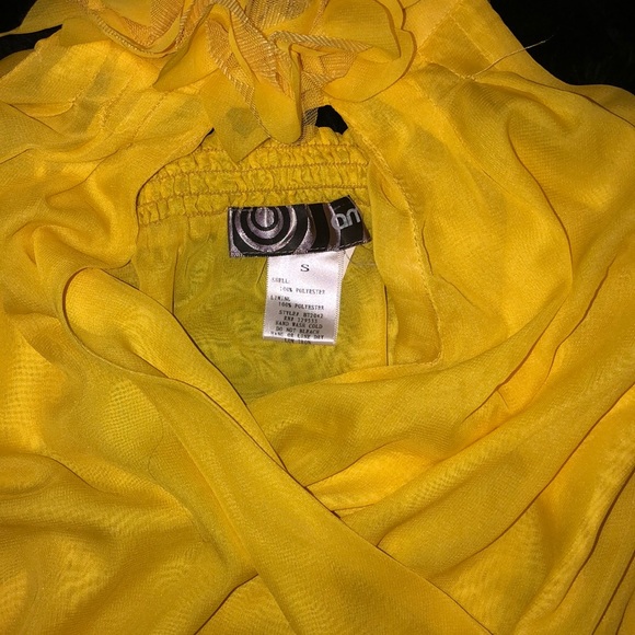 YaYa & Co. Yellow Halter Top - Picture 3 of 6